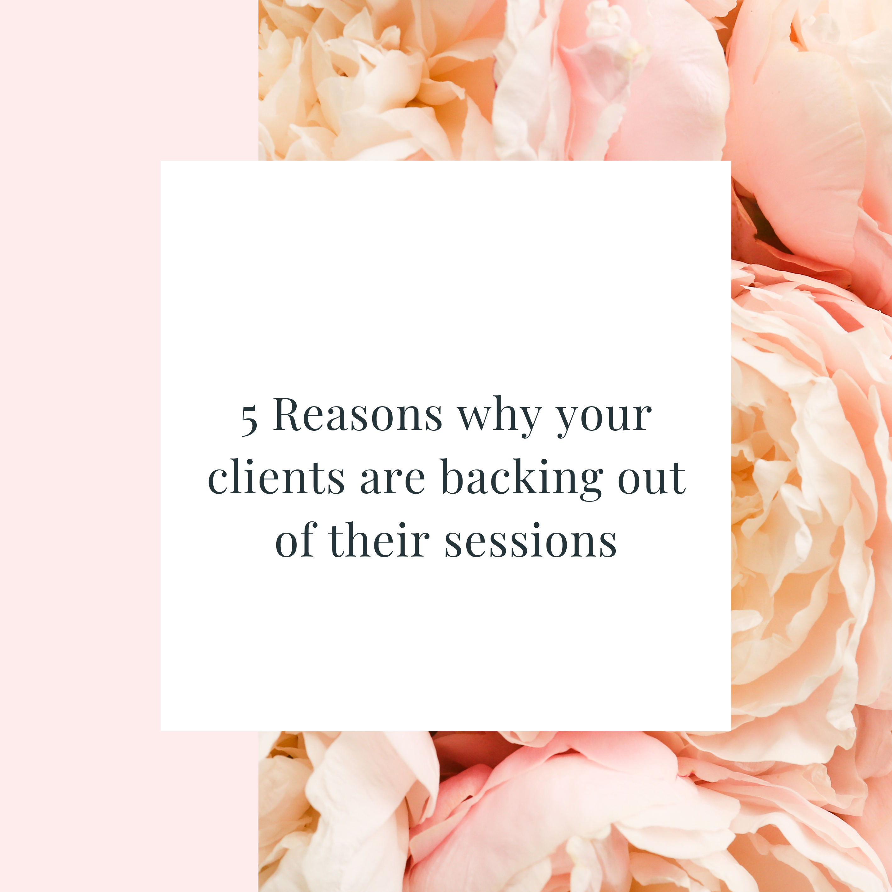 Discover the reasons clients reconsider sessions. From contracts to clear expectations, find the balance between warmth and professionalism. Dive into the insights now